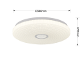 Plafon Solaro 40 cm biały LED 4000K LP-5490/1C-40 WH Light Prestige