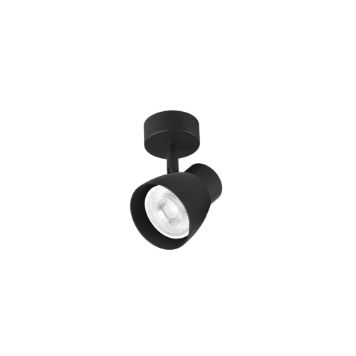 Reflektorek sufitowy ruchomy Dravo 1 spot czarny 1xGU10 LP-9523/1WS BK Light Prestige