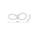 Azina 2 Plafon złota LED LP-4852/2C GD Light Prestige
