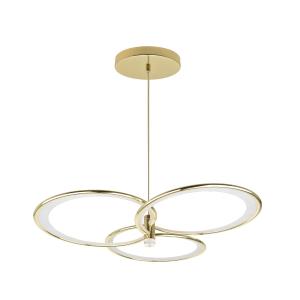 Azina 3 Wisząca złota LED LP-4852/3P GD Light Prestige