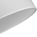 Plafon z abażurem białym do salonu Alto Ø40cm LP-81008/3C WH Light Prestige