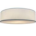 Plafon z abażurem białym do salonu Alto Ø40cm LP-81008/3C WH Light Prestige
