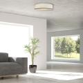 Plafon z abażurem białym do salonu Alto Ø40cm LP-81008/3C WH Light Prestige