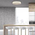 Plafon z abażurem białym do salonu Alto Ø40cm LP-81008/3C WH Light Prestige