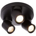 Plafon Pointa czarny 3xGU10 LP-6398/3C Round BK Light Prestige