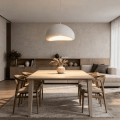 Lampa wisząca Nube 50cm biała LP-0030/1P 50cm WH Light Prestige