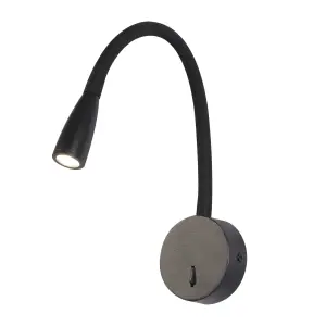 Kinkiet Roli czarny LED LP-2107/1W BK Light Prestige
