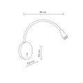 Kinkiet Roli biały LED LP-2107/1W WH Light Prestige