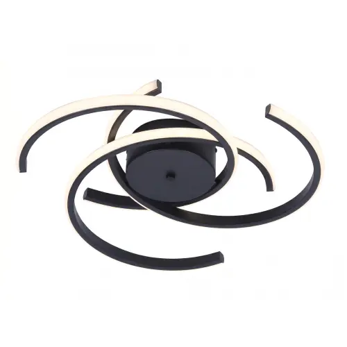 Plafon Spider 51 cm czarny LED CCT LP-1255/1C 51 BK Light Prestige