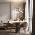 Lampa wisząca Spider 48 cm złota LED CCT LP-1225/1P 48 GD Light Prestige