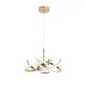 Lampa wisząca Spider 58 cm złota LED CCT LP-1225/1P 58 GD Light Prestige