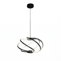 Lampa wisząca Kandor czarna LED CCT LP-1425/1P BK Light Prestige