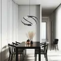 Lampa wisząca Kandor czarna LED CCT LP-1425/1P BK Light Prestige