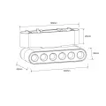 Reflektor Magnetic Slim Blaze 6W LED CCT biały LP-616-MAG SLIM 6W CCT WH Light Prestige