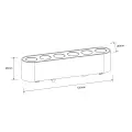 Reflektor Magnetic Slim Zing 6W LED CCT czarny LP-636-MAG SLIM 6W CCT BK Light Prestige